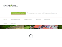 Tablet Screenshot of enerbiomex.com